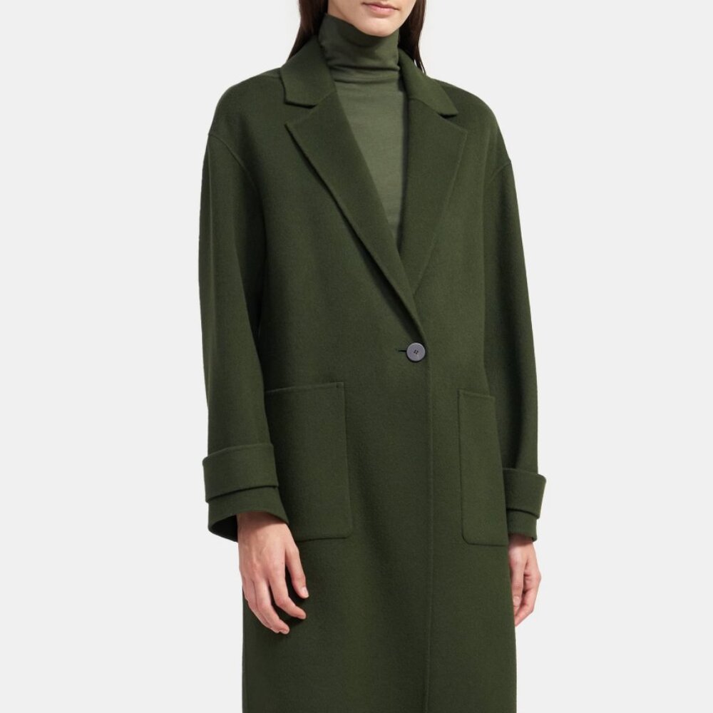 BRAND NEW THEORY WOOL CASHMERE COAT